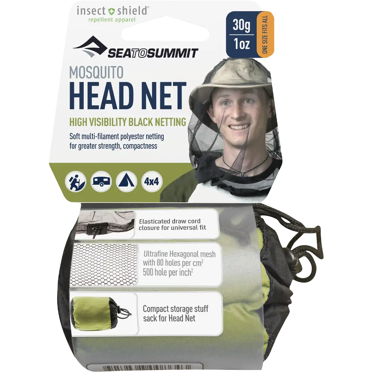 Insect Shield Mosquito Head Net
