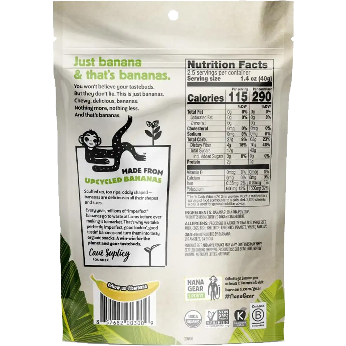 Organic Banana Bites