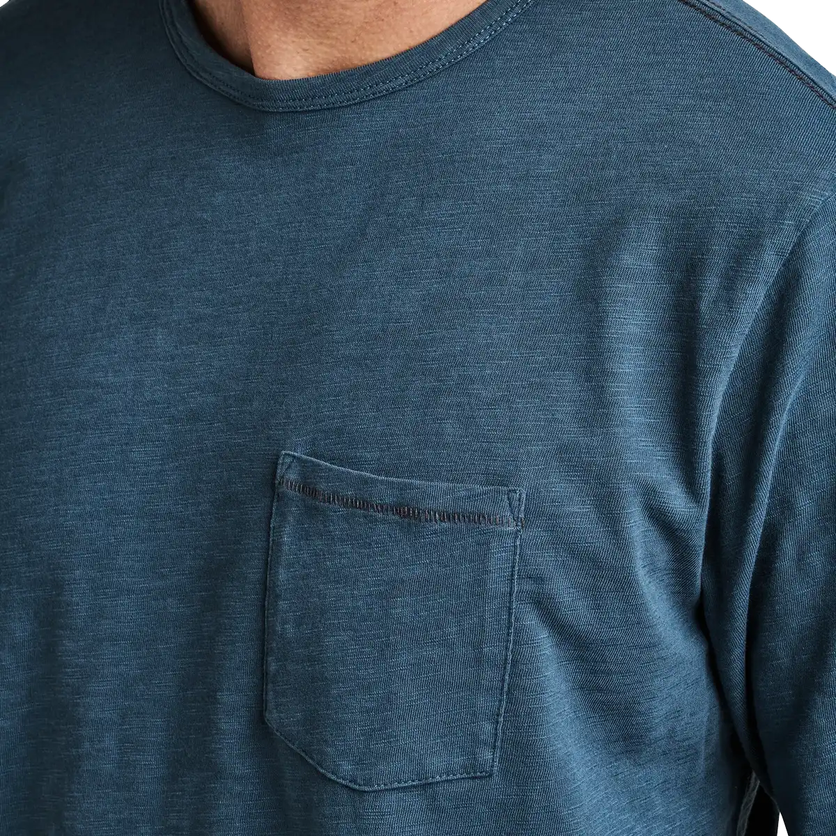 Men's Well Worn Midweight Organic Long Sleeve Tee