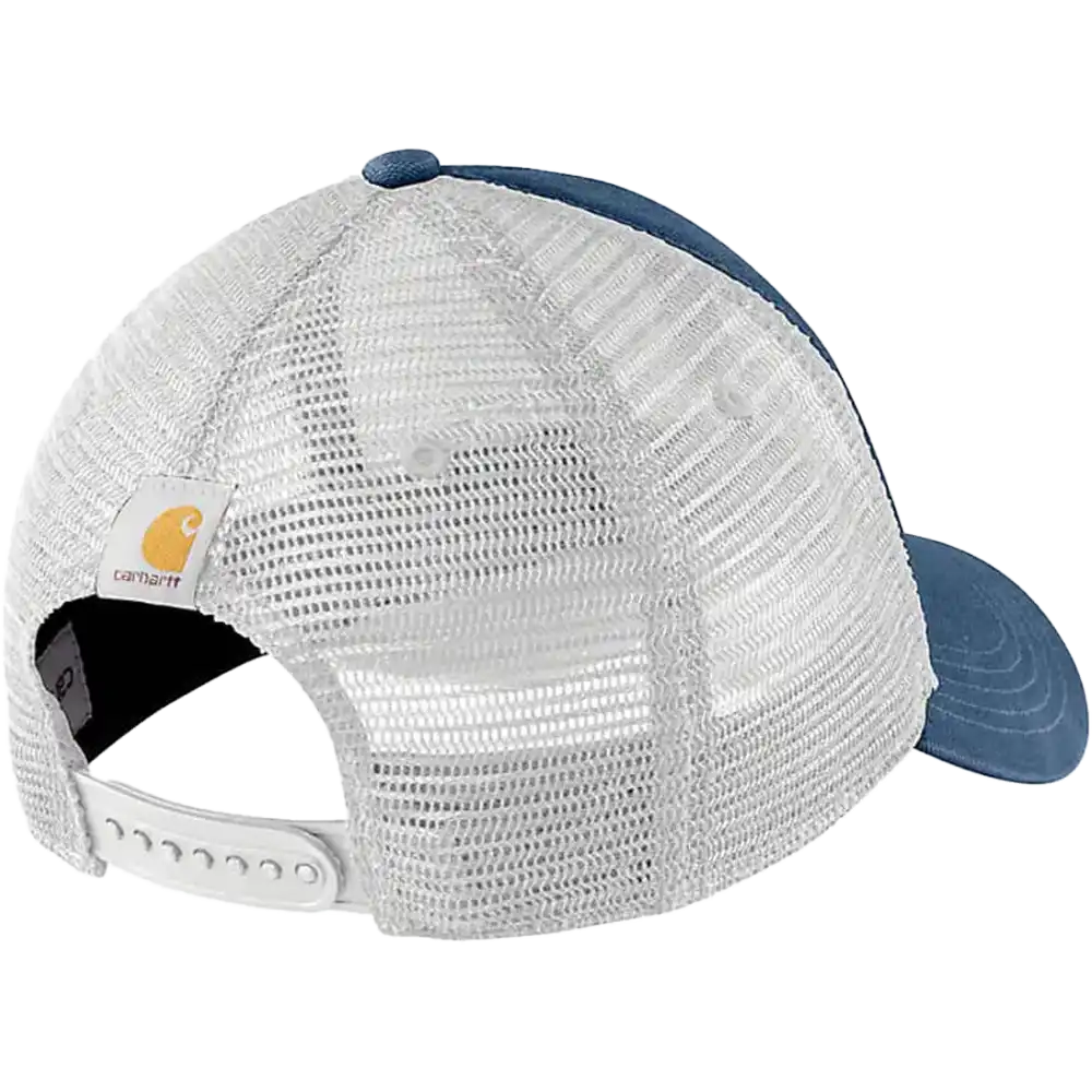 Canvas Mesh Back-Logo Cap