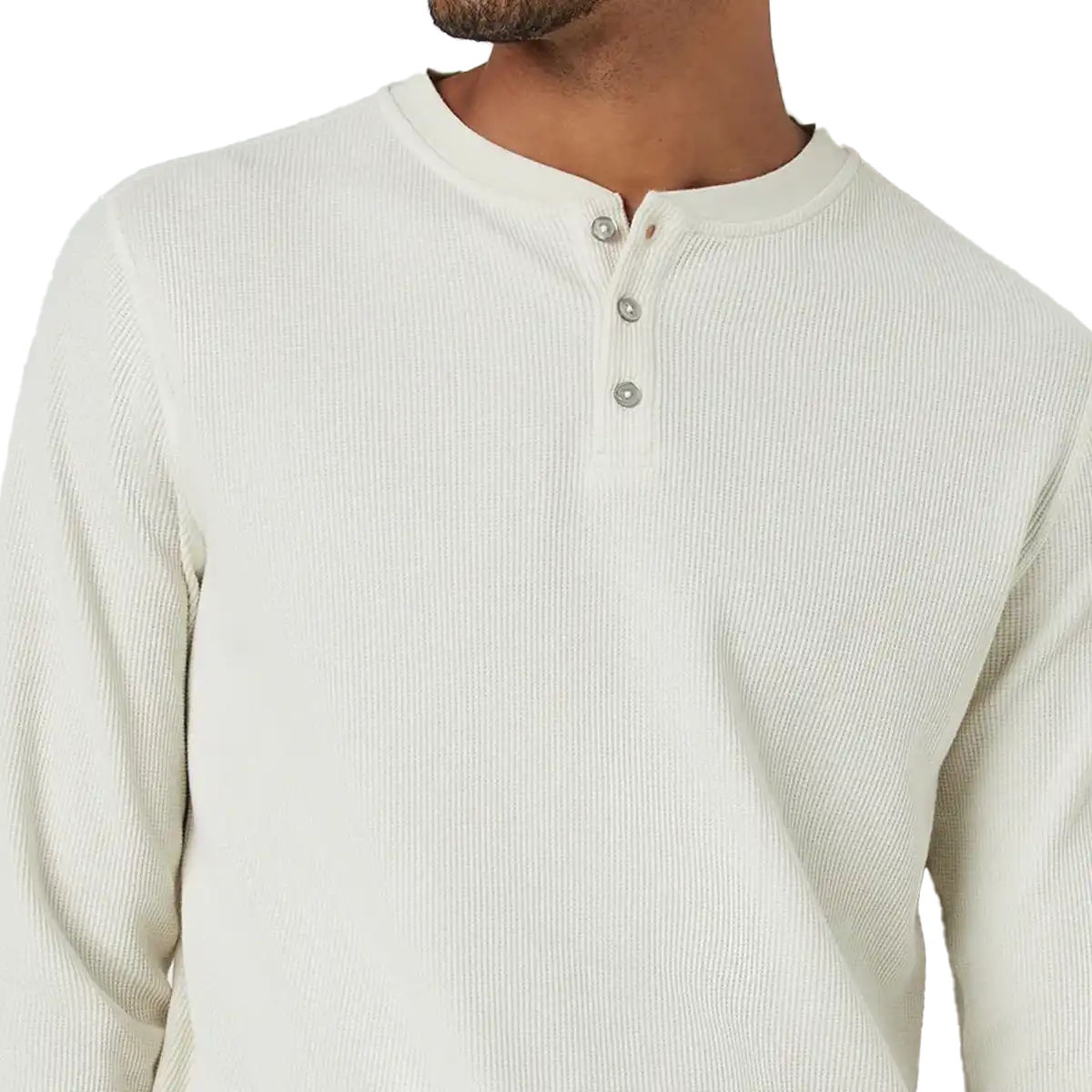 Men's Waffle Henley