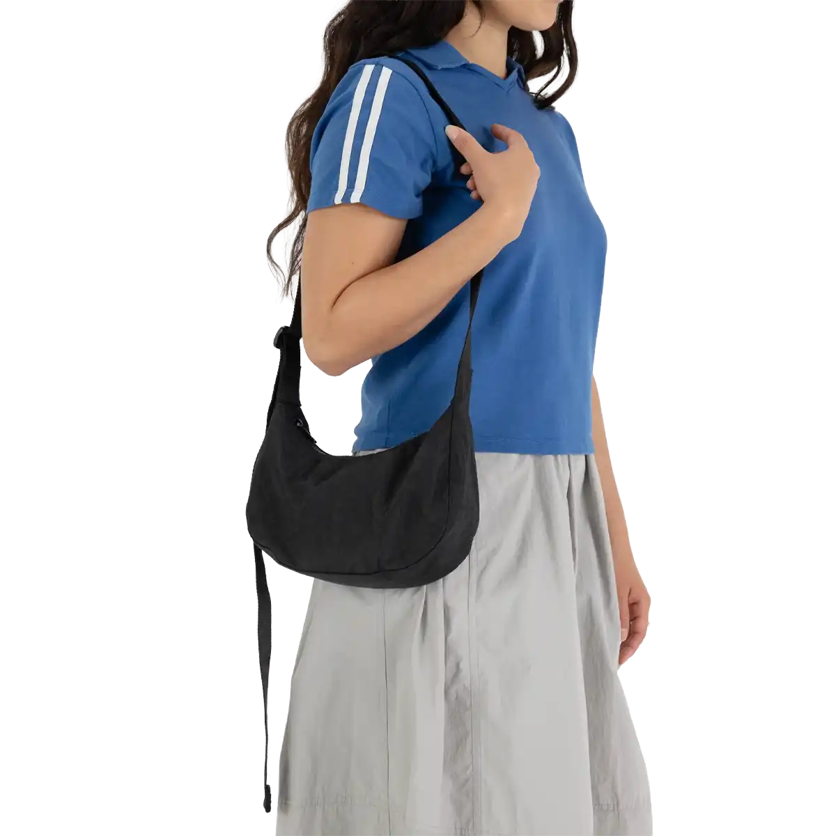 Small Nylon Crescent Bag