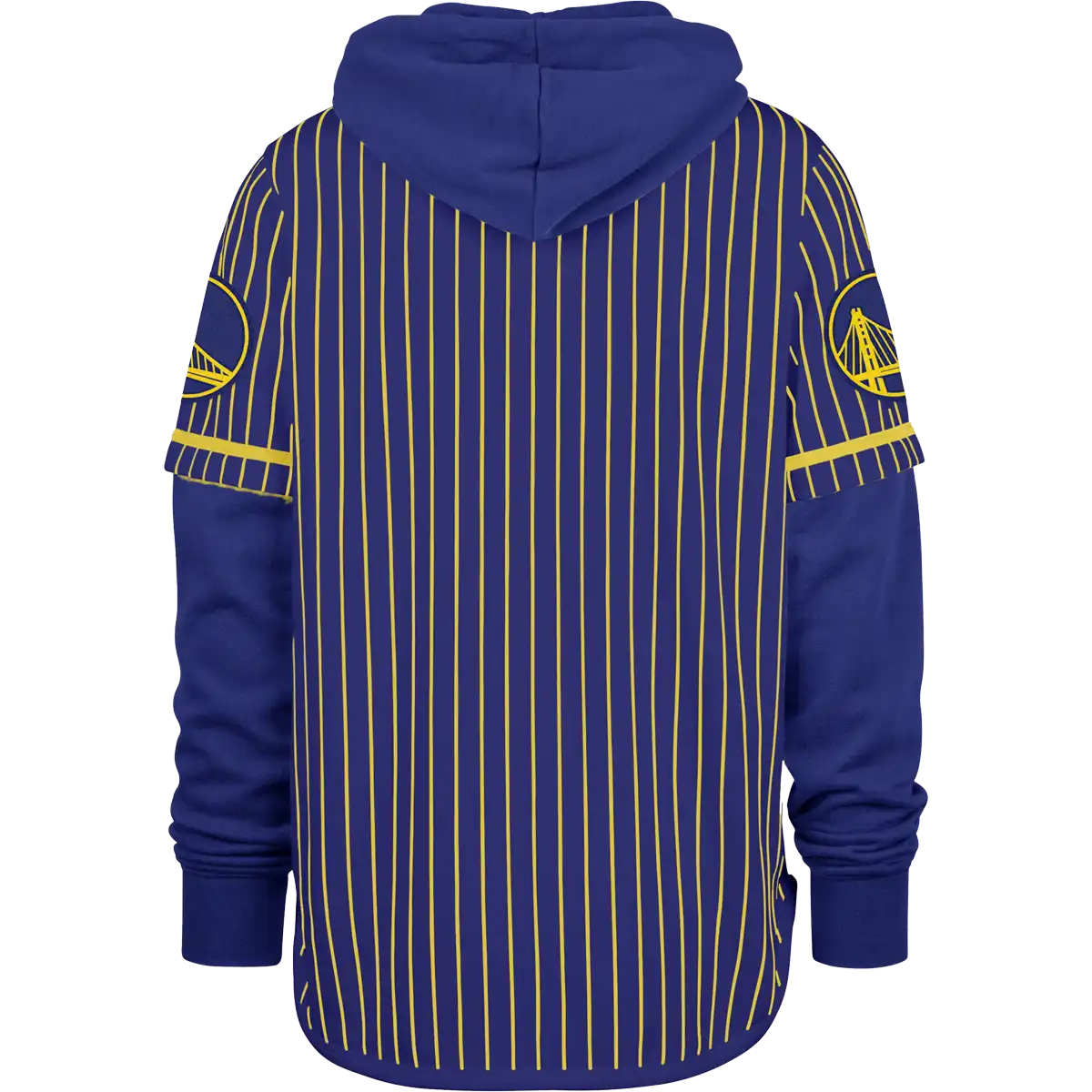 Men's Warriors Pinstripe Double Header Shortstop Pullover