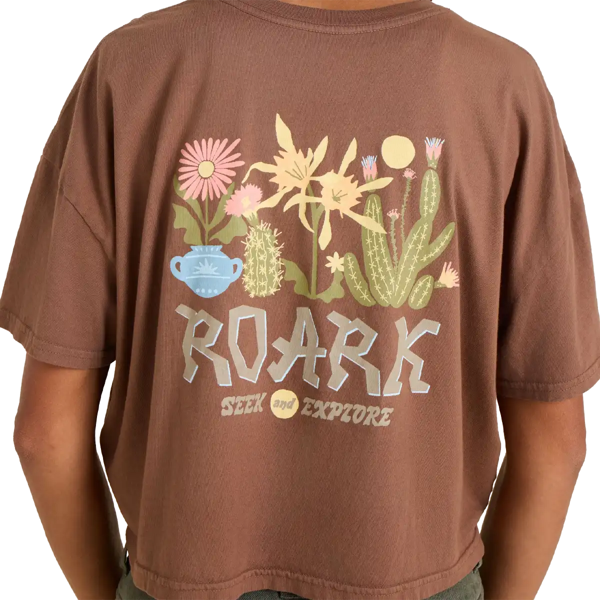 Women's Garden Seek Boxy Crop