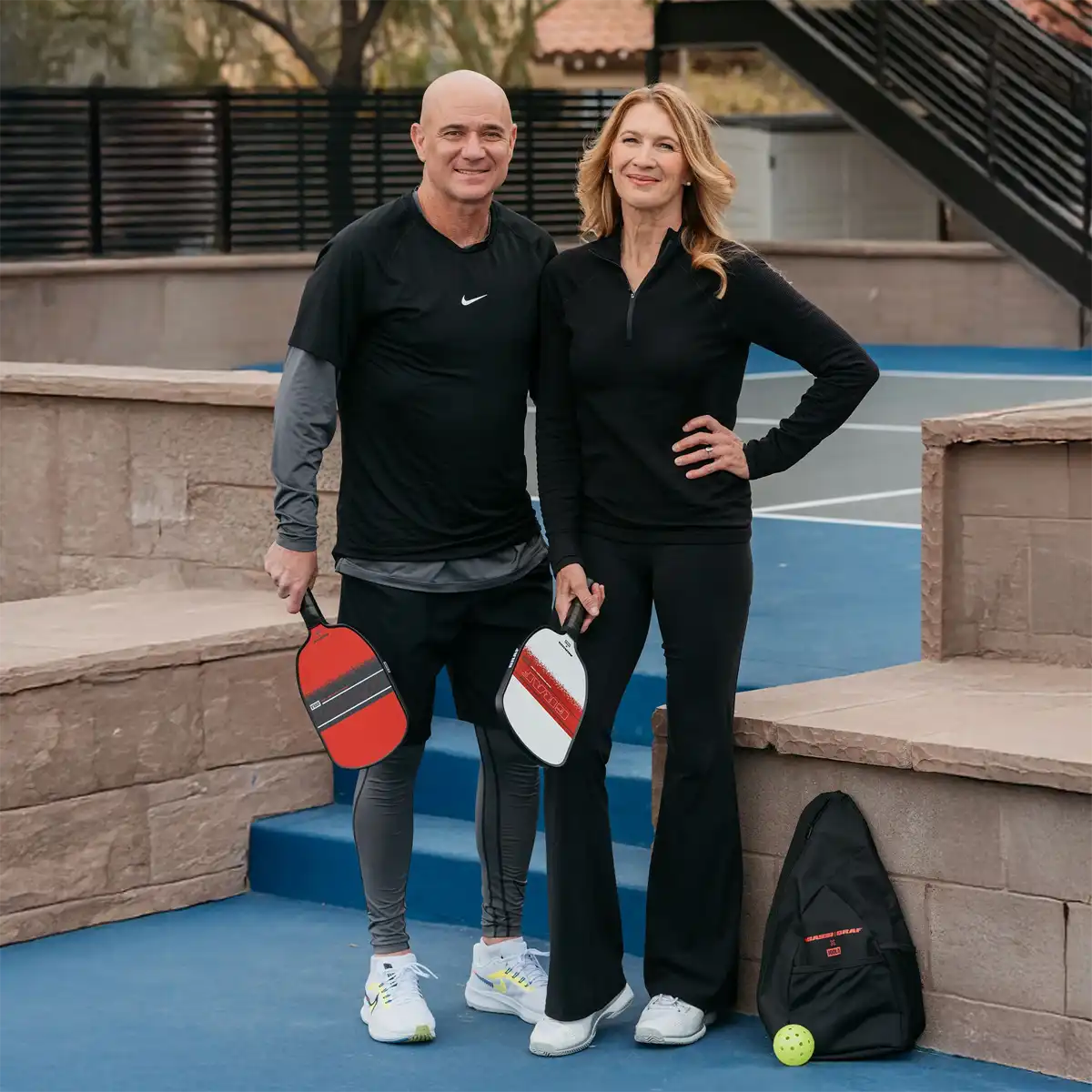 Agassi Graf Champion 12mm Pickleball Set