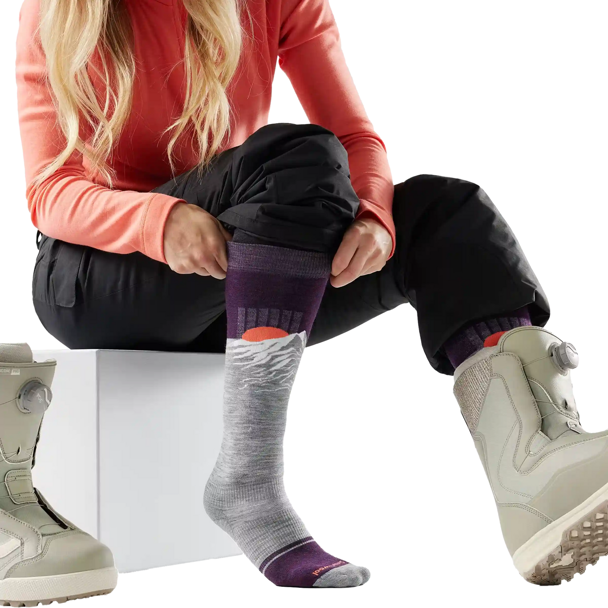 Women's Snowboard Valley Sunset OTC Socks