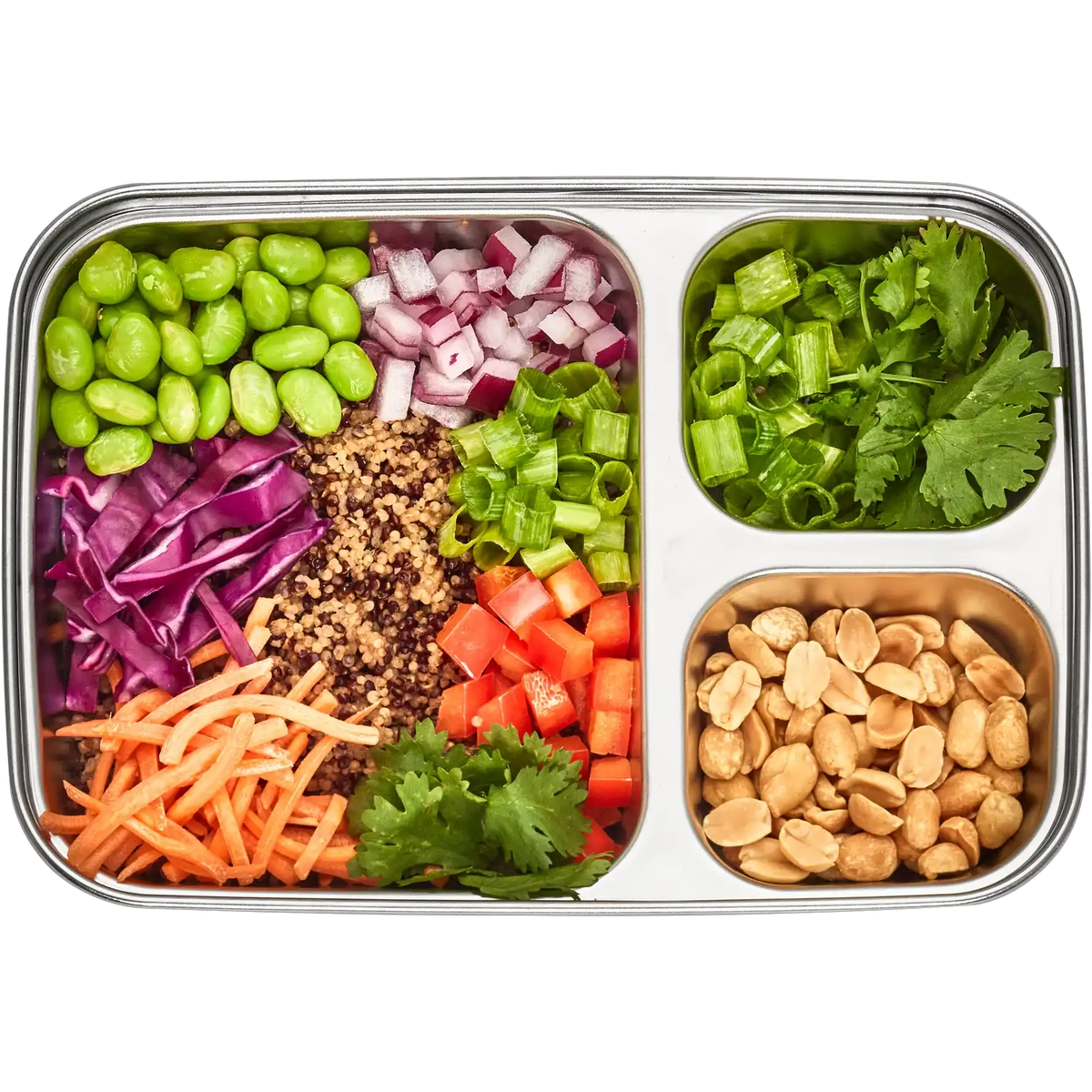 3-Compartment Divided Rectangle 24oz