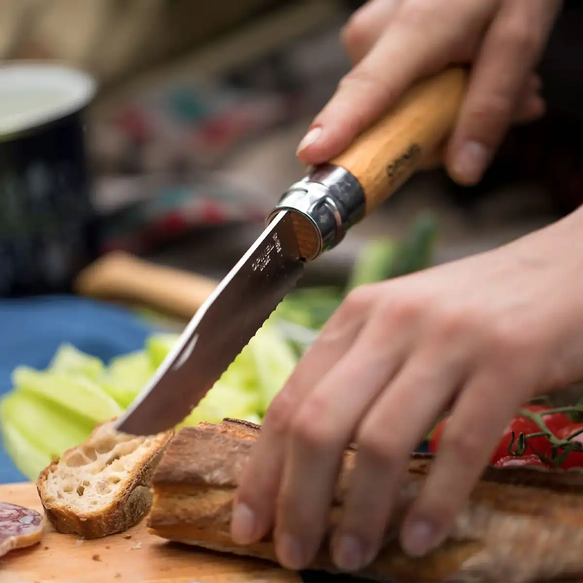 No.12 Serrated Folding Knife