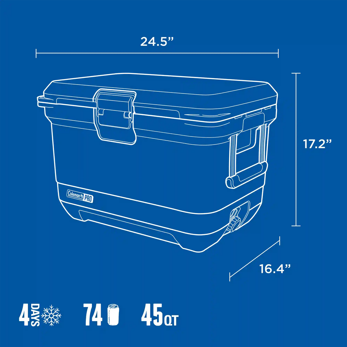 Pro Cooler 45 Quart
