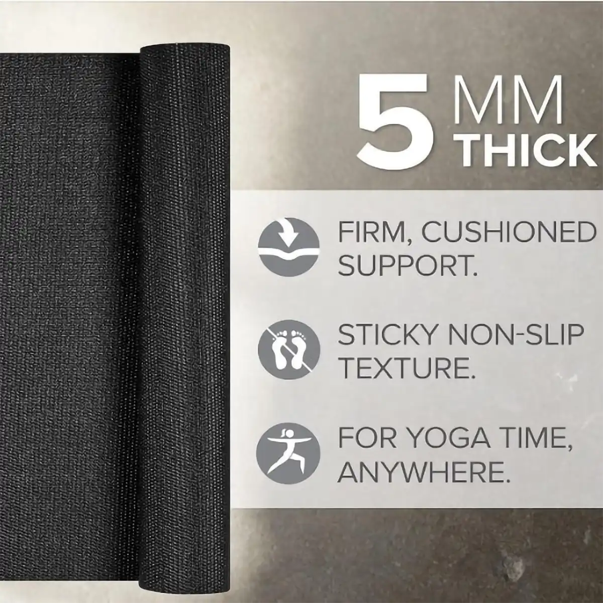 5mm Solid Yoga Mat