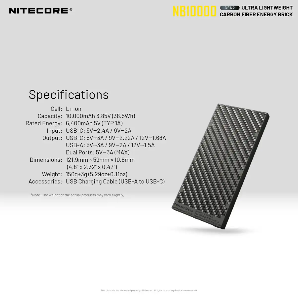 NB10000 Ultra Power Bank