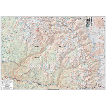 Sequoia - Kings Canyon High Country Map