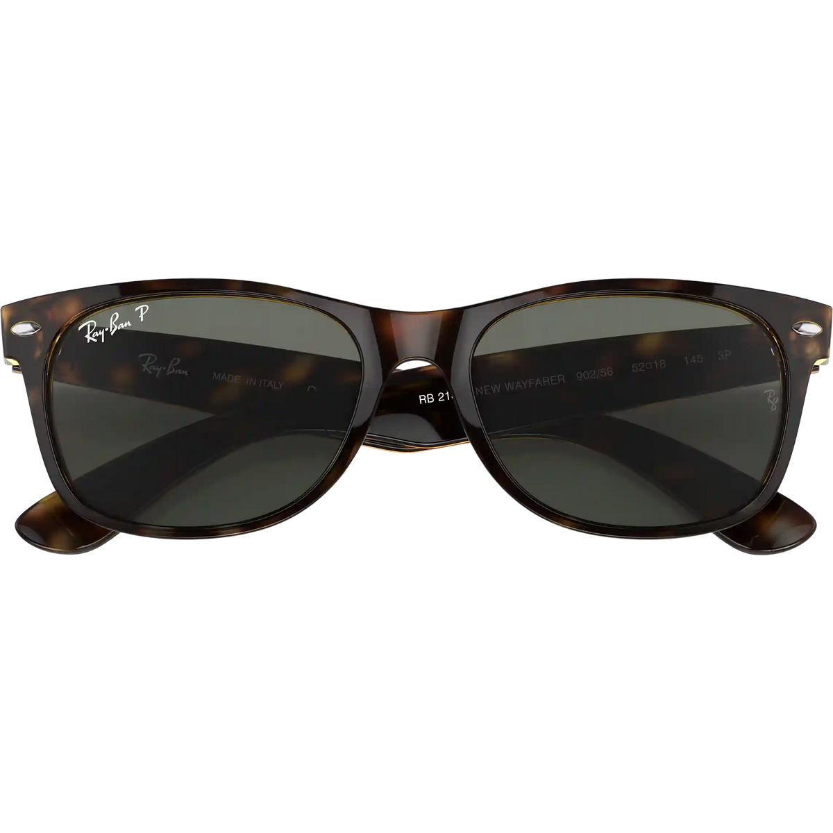 New Wayfarer M - Tortoise/Crystal Green Polarized
