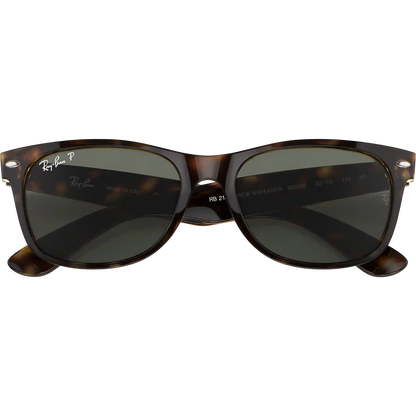 New Wayfarer M - Tortoise/Crystal Green Polarized