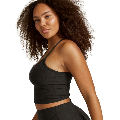 Women's Spacedye Slim Racerback Cropped Tank