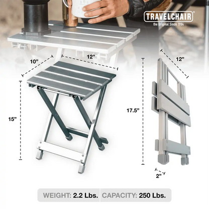 Side Canyon Table Silver