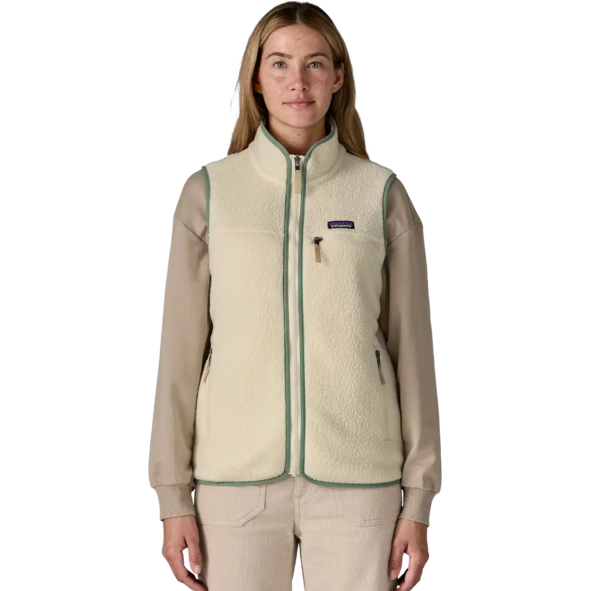 Women's Retro Pile Fleece Vest
