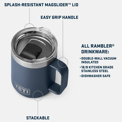 Rambler 10 oz Stackable Mug with MagSlider Lid