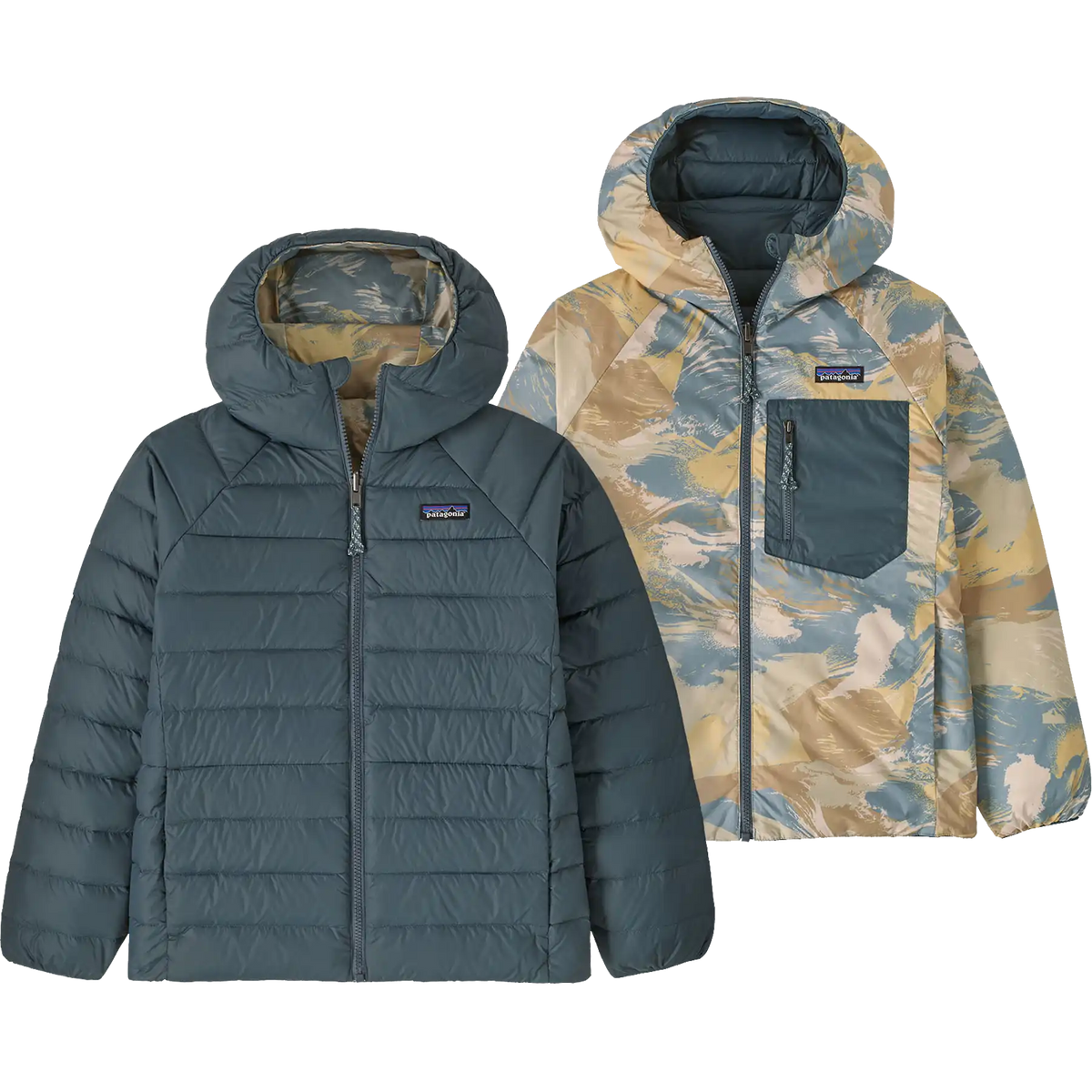 Youth Reversible Down Sweater Hoody