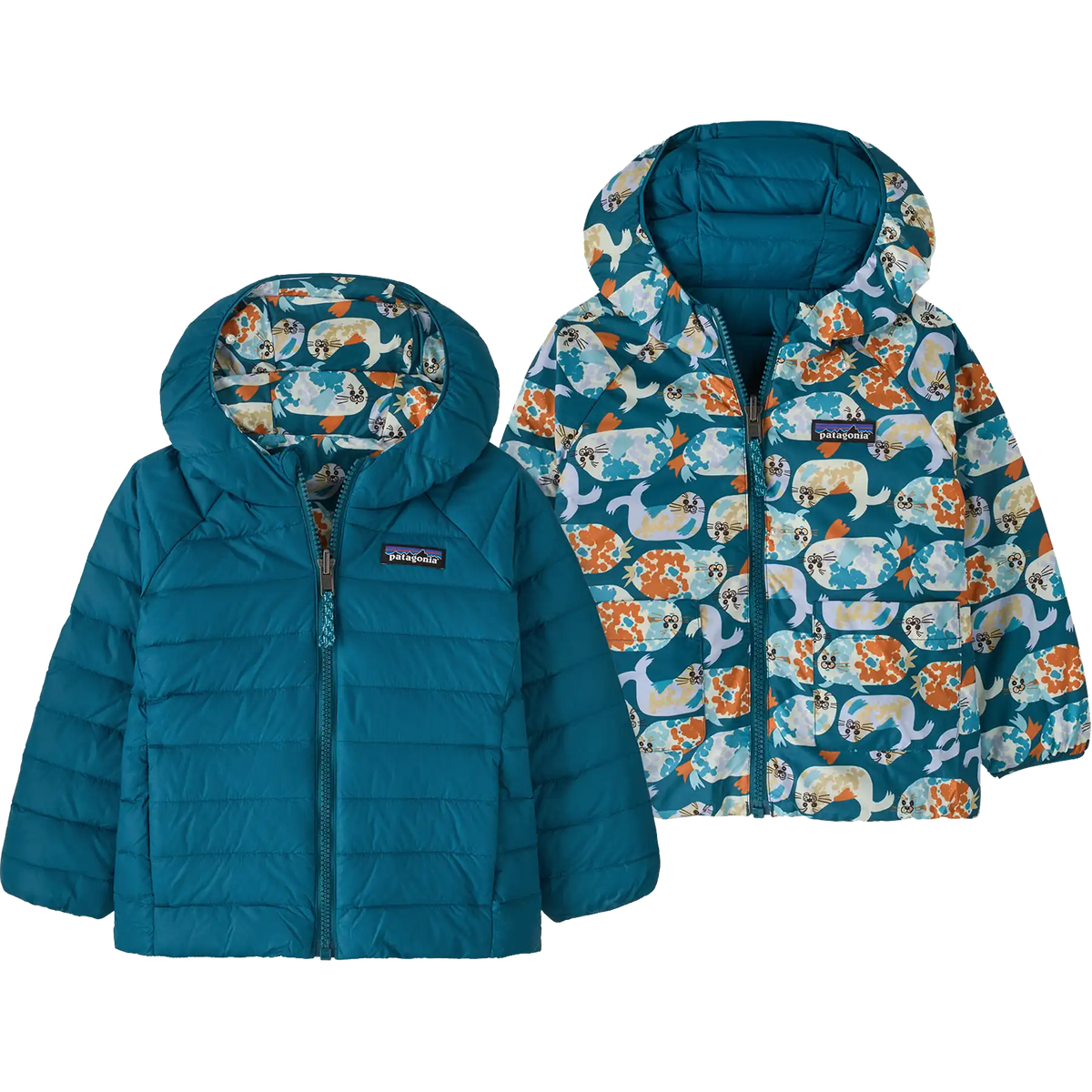 Youth Baby Reversible Down Sweater Hoody