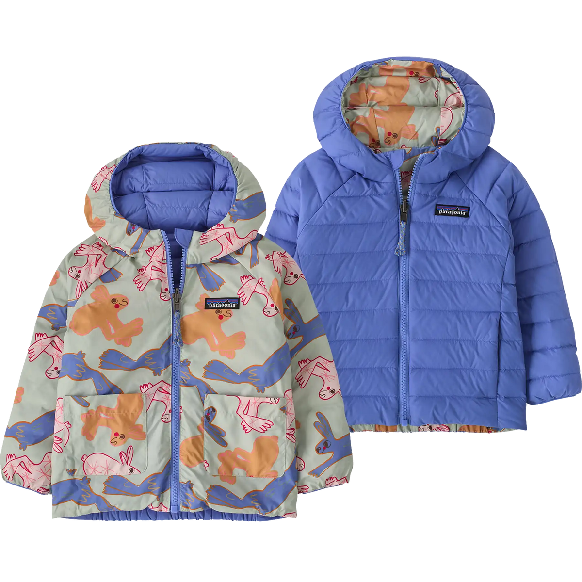 Youth Baby Reversible Down Sweater Hoody
