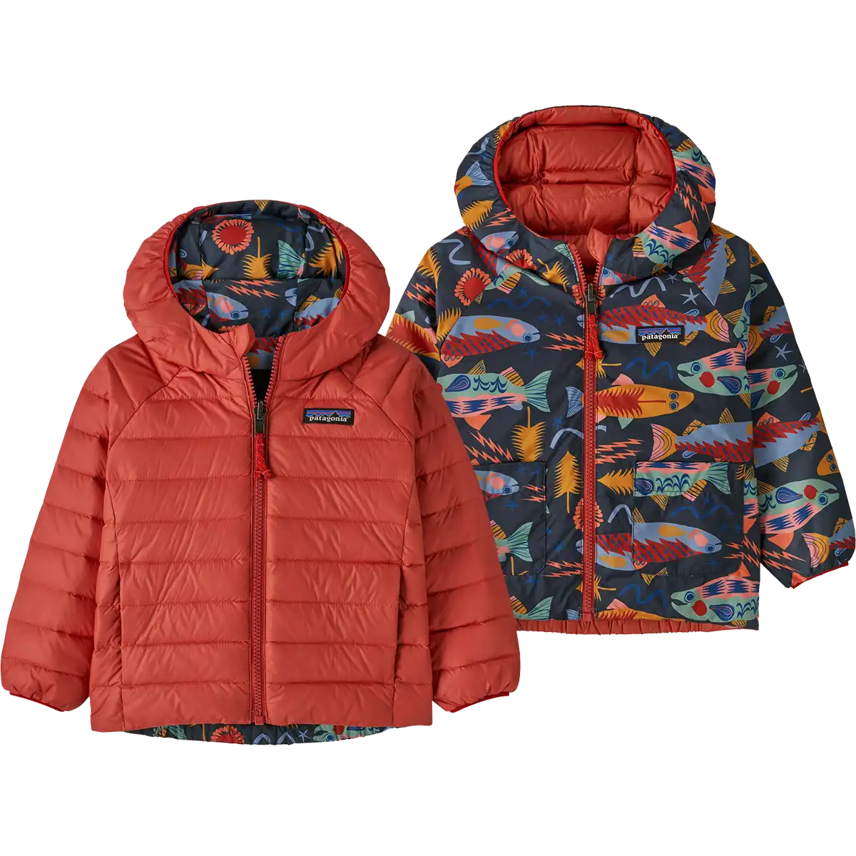 Youth Baby Reversible Down Sweater Hoody