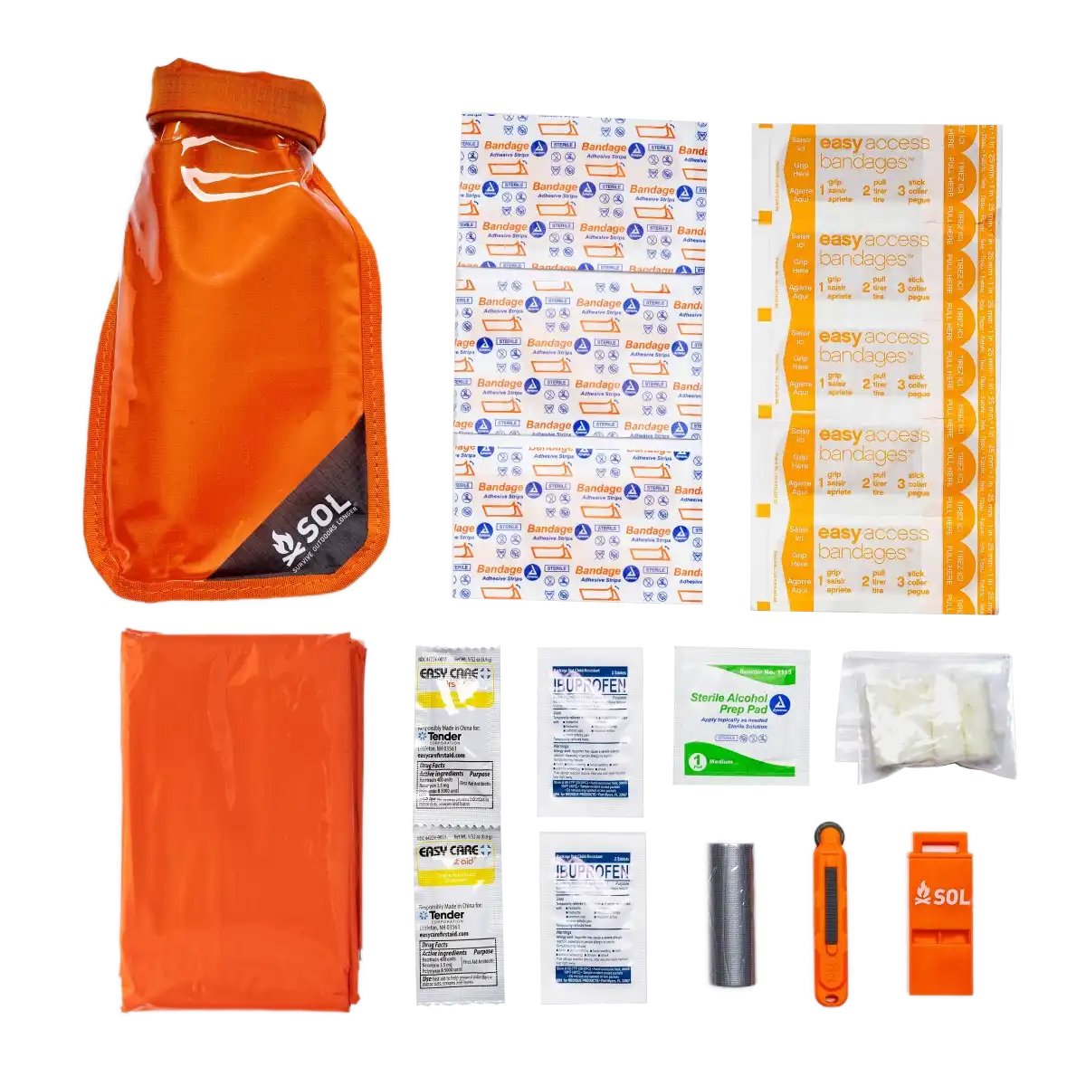 SOL Survival Medic Dry Bag Kit