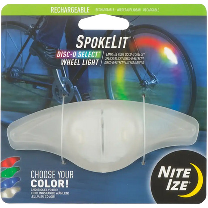 SpokeLit Rechargeable Disco-Select Wheel Light