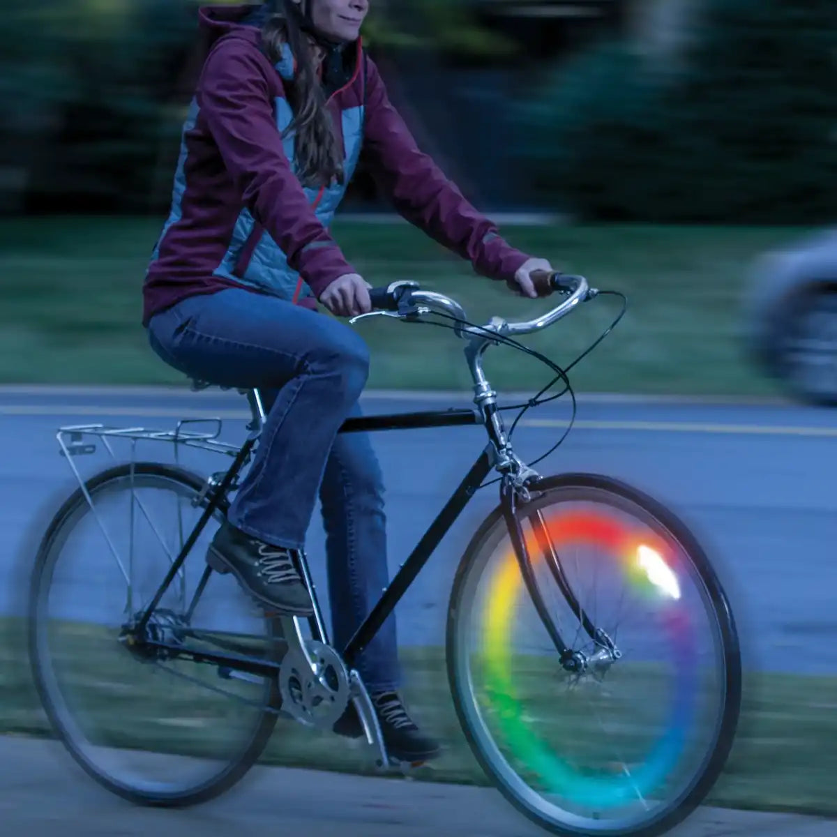 SpokeLit Rechargeable Disco-Select Wheel Light