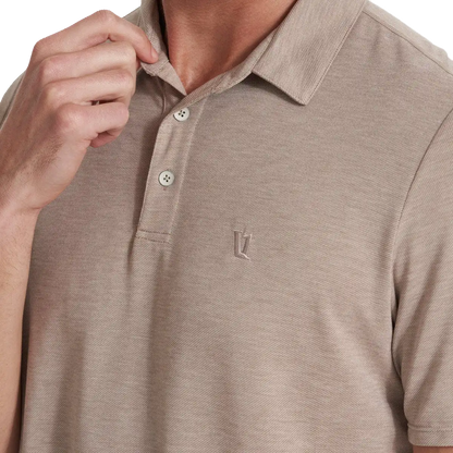 Men's Knit Twill Polo