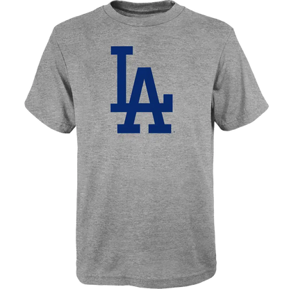 Youth Dodgers Primary Logo Short Sleeve Tee