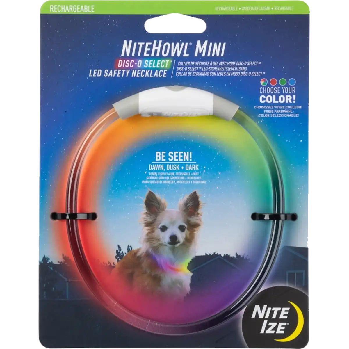 NiteHowl Mini Rechargeable LED Safety Necklace