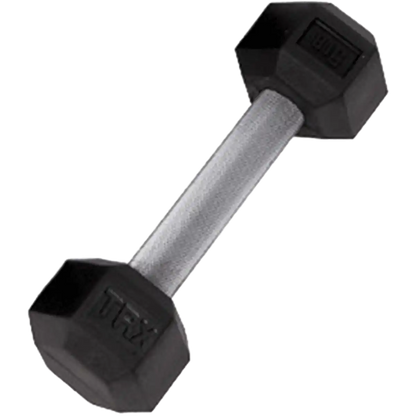 TRX Hex Rubber Dumbbell