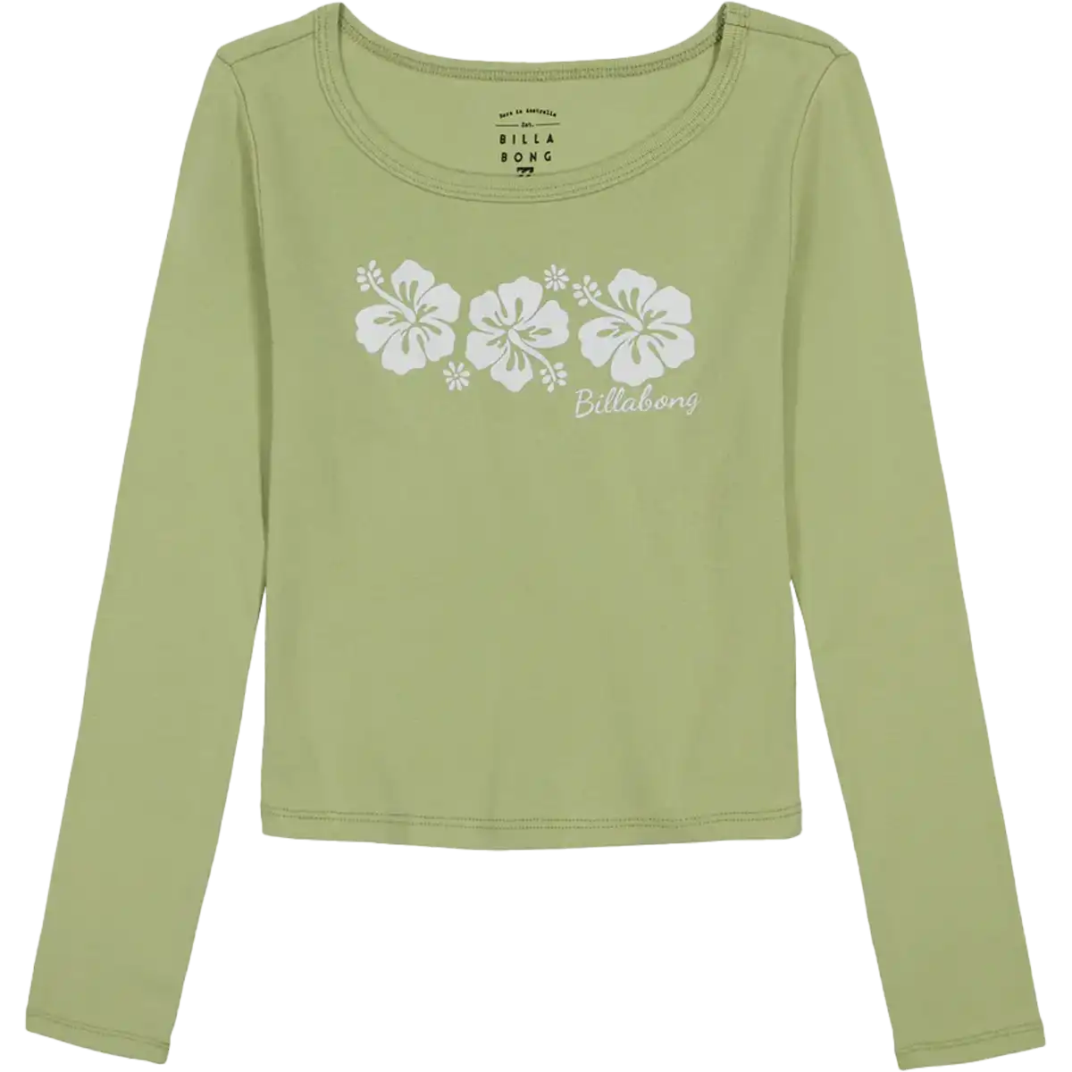 Youth Tri Hibiscus Long Sleeve Tee