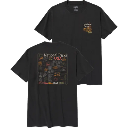 National Park Outline Checklist Tee