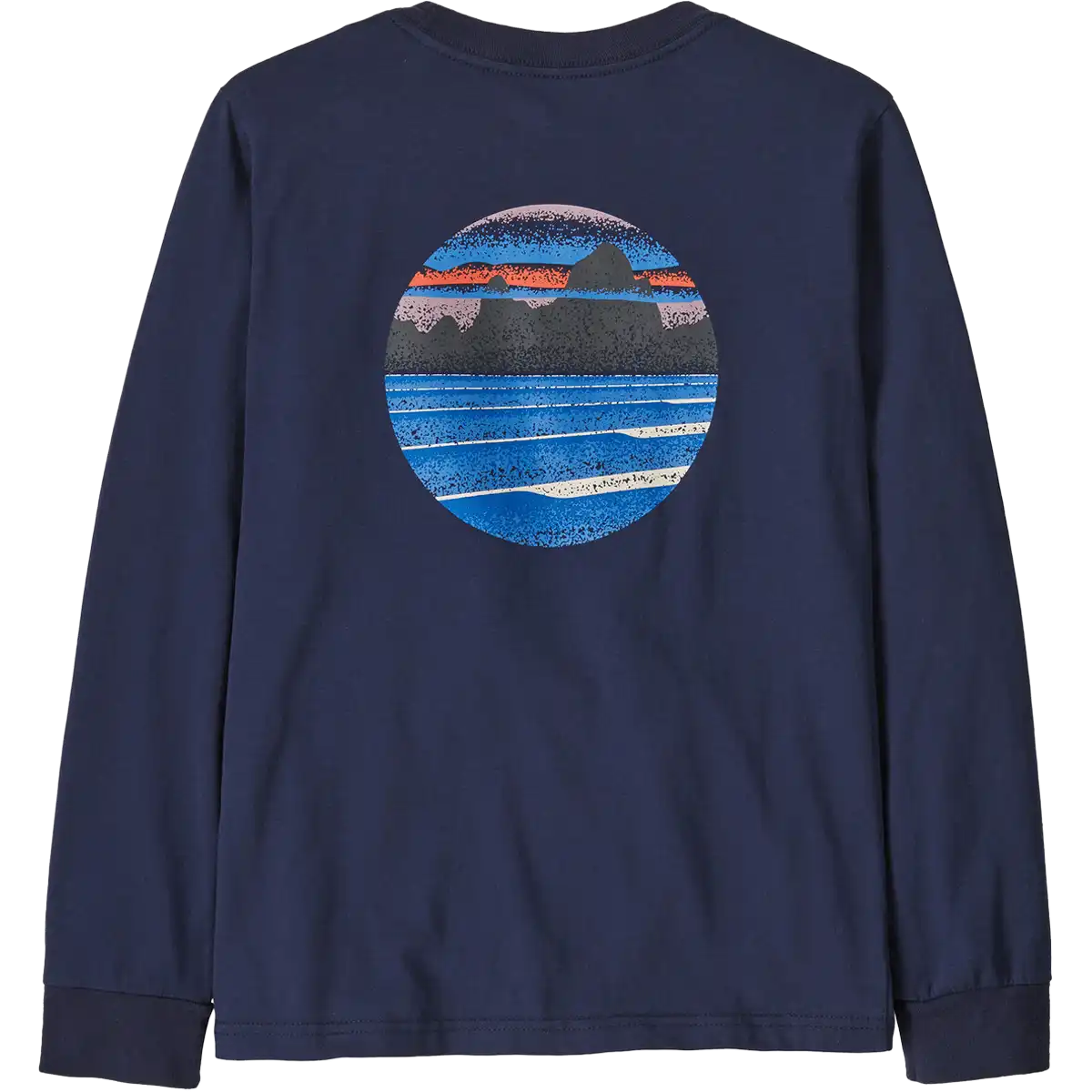 Youth Long Sleeve Skyline Stencil T-Shirt