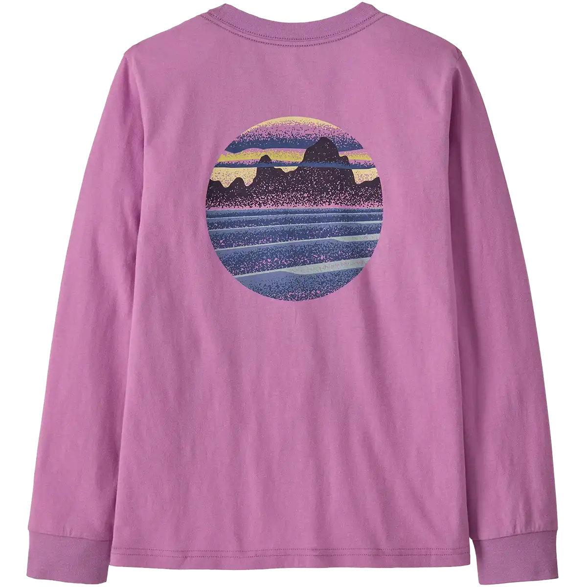 Youth Long Sleeve Skyline Stencil T-Shirt