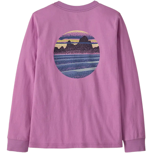 Youth Long Sleeve Skyline Stencil T-Shirt