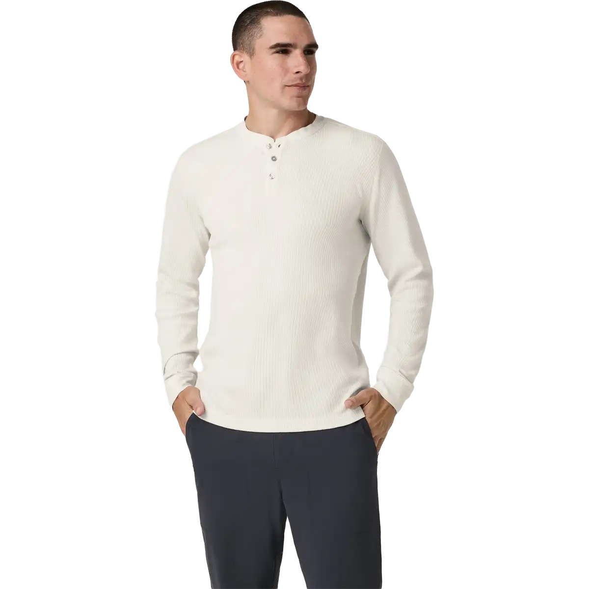 Men's Waffle Henley