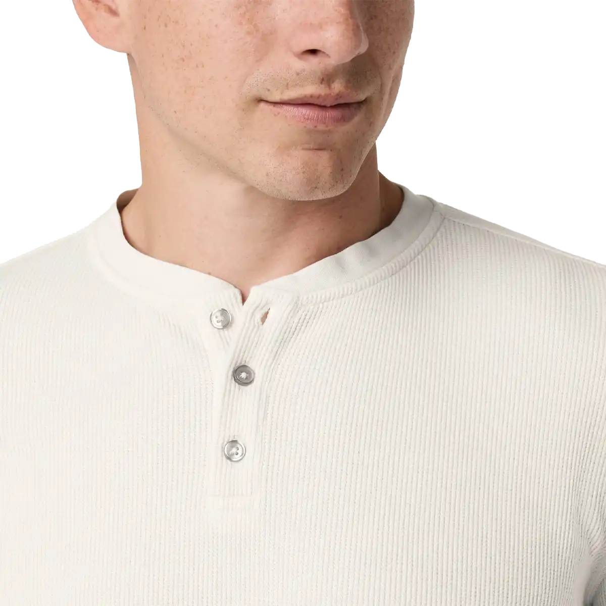 Men's Waffle Henley