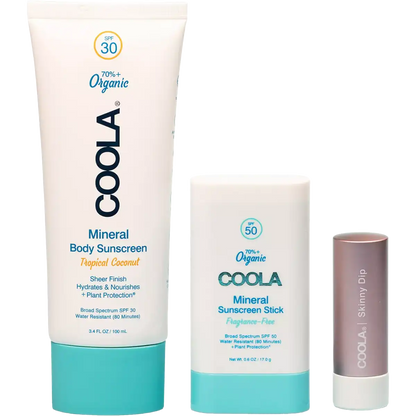 Mineral Org Suncare Travel Set 3 PC