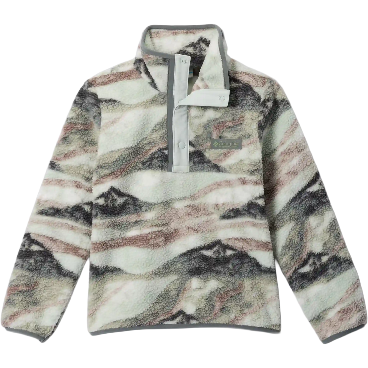 Youth Helvetia II Printed 1/2 Snap Pullover