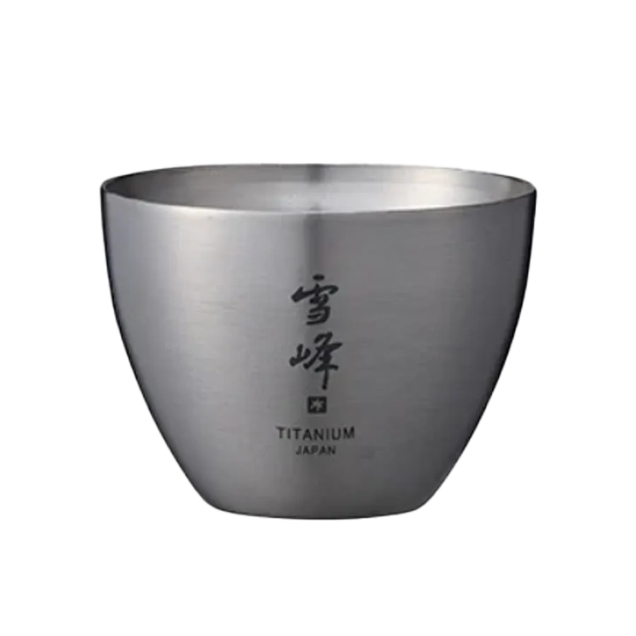 Titanium Sake Double Wall Cup