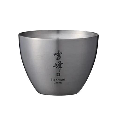 Titanium Sake Double Wall Cup