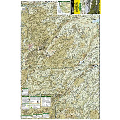 Merced and Tuolumne Rivers Map: Stanislaus National Forest