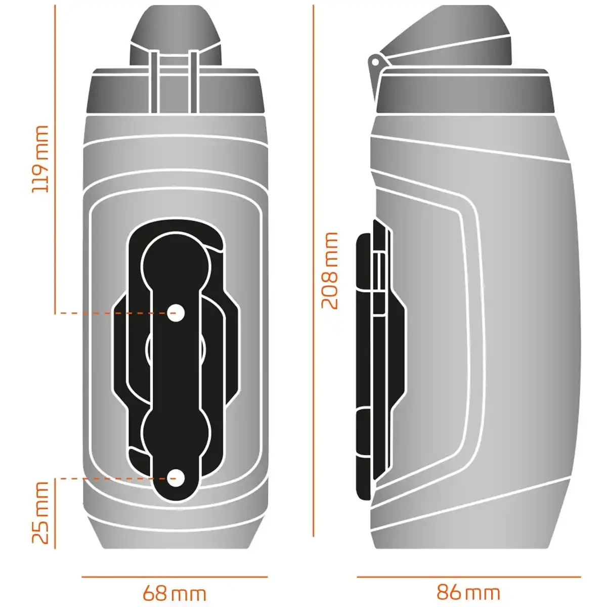 TWIST 590 Bottle + Bike Base