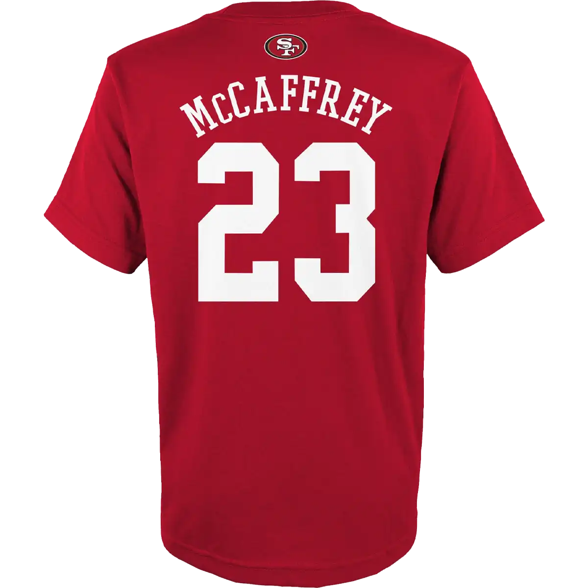 Youth 49ers Mainliner Name & Number Tee - McCaffrey