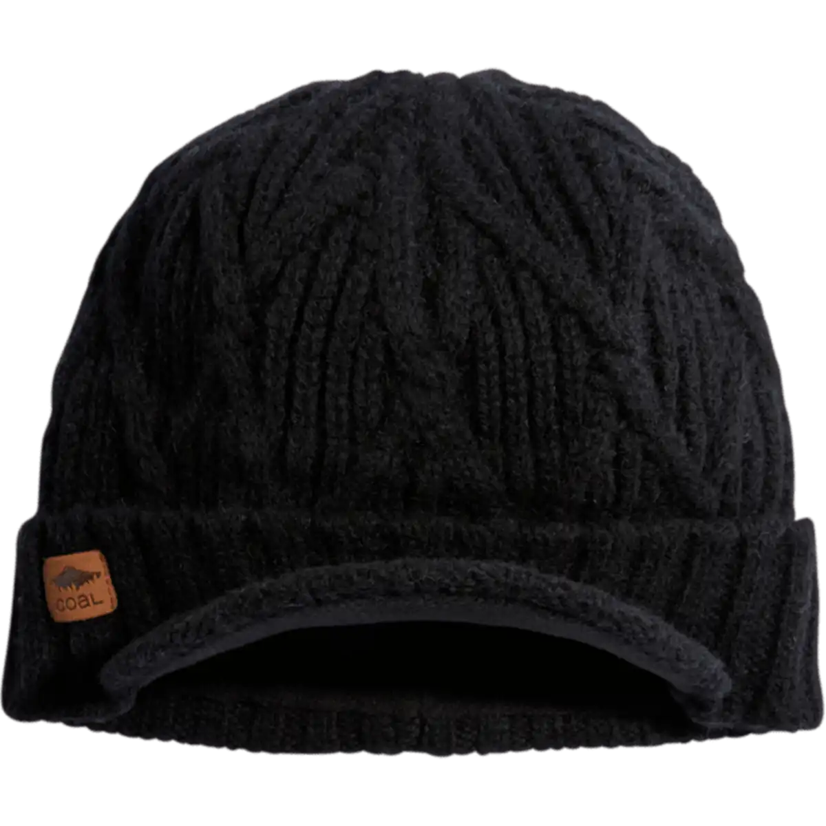 The Yukon Cable Knit Wool Brim Beanie