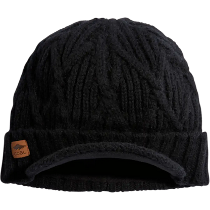 The Yukon Cable Knit Wool Brim Beanie