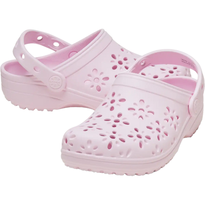 Youth Toddler Classic Floral Cut Out Clog